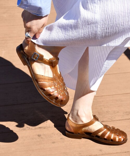 meduse（メデュース）の「meduse: グルカ ジェリー サンダル（サンダル・レディース・ブラウン/シルバー/ピンク・38/36/37）」の11枚目の写真