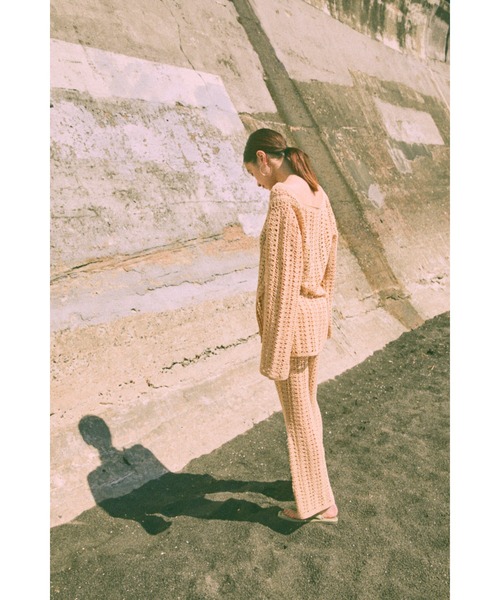 BLACK BY MOUSSY(ブラックバイマウジー)の「crochet knit pants(クロシェニットパンツ)(その他パンツ・レディース・ブラック/アイボリー・FREE)」の12枚目の写真