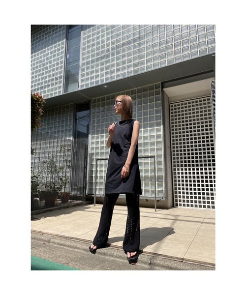 BLACK BY MOUSSY(ブラックバイマウジー)の「crochet knit pants(クロシェニットパンツ)(その他パンツ・レディース・ブラック/アイボリー・FREE)」の21枚目の写真