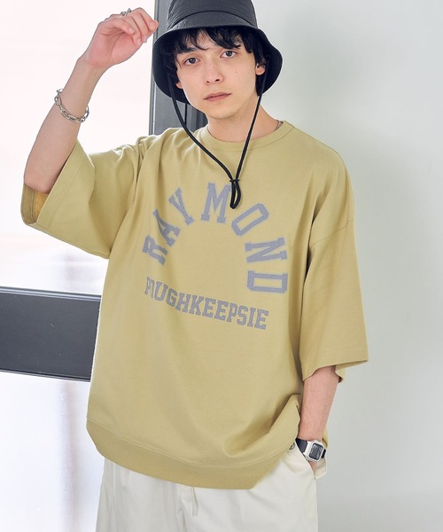 SIGNAL SPORTS（シグナルスポーツ）の「【SIGNAL SPORTS】カレッジロゴプリントTシャツ（Tシャツ/カットソー・メンズ・ホワイト/ライトブルー/イエロー/レッド/グリーン・MEDIUM/LARGE/X-LARGE）」の5枚目の写真