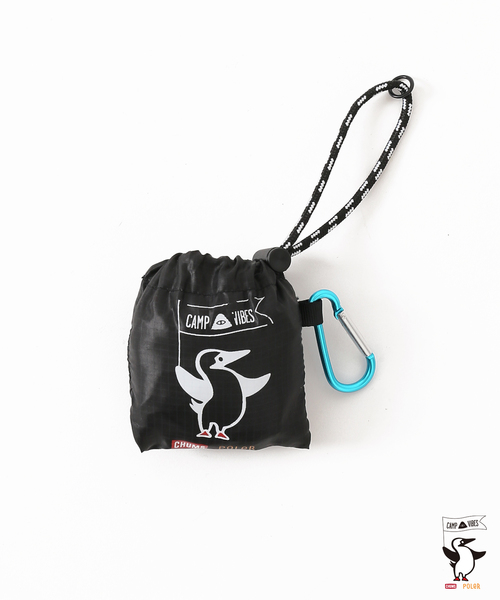 CHUMS(チャムス)の「【POLER×CHUMS×JS】 別注 PACKABLE エコバッグ S(トートバッグ・メンズ・ブラック/カーキ・FREE)」の15枚目の写真