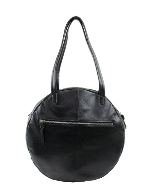COOCO(クーコ)の「【PALIO】 Cerchio 丸型ワンショルダー本革トートバッグ(ショルダーバッグ・レディース・ブラック・9)」の3枚目の写真