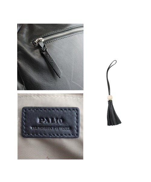 COOCO(クーコ)の「【PALIO】 Cerchio 丸型ワンショルダー本革トートバッグ(ショルダーバッグ・レディース・ブラック・9)」の8枚目の写真