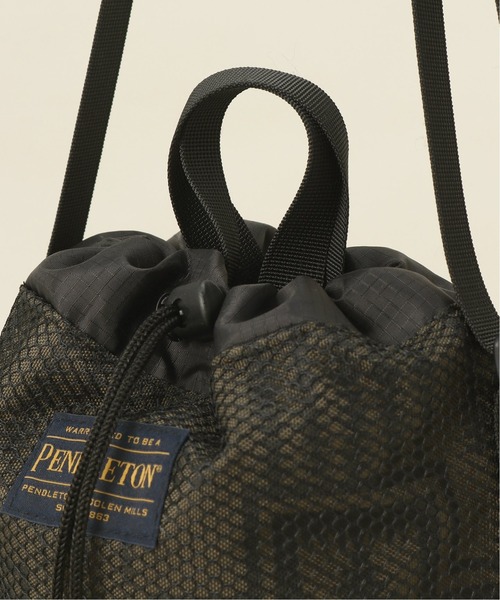 PENDLETON（ペンドルトン）の「【PENDLETON / ペンドルトン】別注 MESH POUCH（ボディバッグ/ウエストポーチ・メンズ・ブラック/カーキ・FREE）」の18枚目の写真