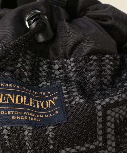 PENDLETON（ペンドルトン）の「【PENDLETON / ペンドルトン】別注 MESH POUCH（ボディバッグ/ウエストポーチ・メンズ・ブラック/カーキ・FREE）」の11枚目の写真
