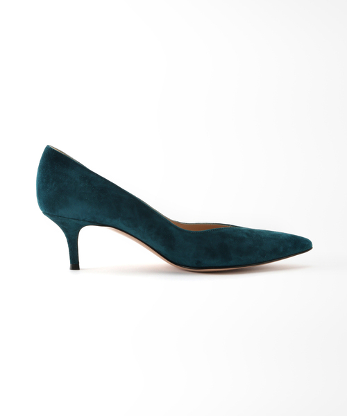 Gianvito Rossiジャンヴィト ロッシ　パンプス　スウェード　ネイビー ジャンヴィトロッシ パンプス スエードレザー ネイビー サイズ38