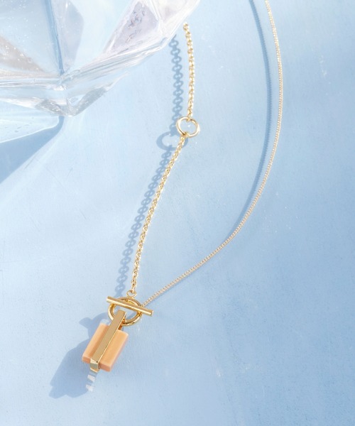 Phoebe(フィービィー)の「2wayリミテッドラクトネックレス(ネックレス・レディース・アイボリー/ブラウン・FREE)」の10枚目の写真