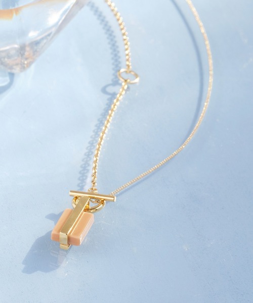 Phoebe(フィービィー)の「2wayリミテッドラクトネックレス(ネックレス・レディース・アイボリー/ブラウン・FREE)」の11枚目の写真