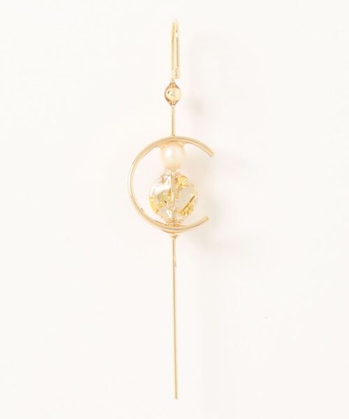tone(トーン)の「【Willija】イヤーラップピアス《Treble Clef》(MA)(ピアス(両耳用)・レディース・シルバー/ゴールド・FREE)」の4枚目の写真
