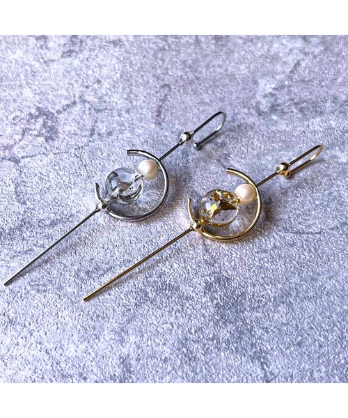 tone(トーン)の「【Willija】イヤーラップピアス《Treble Clef》(MA)(ピアス(両耳用)・レディース・シルバー/ゴールド・FREE)」の8枚目の写真