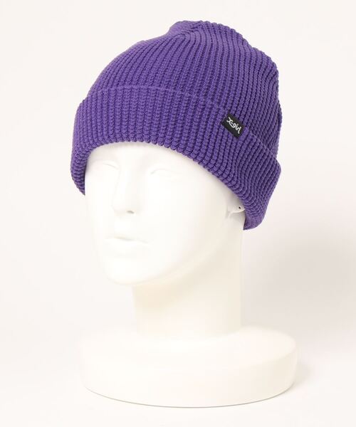 X-girl(エックスガール)の「【X-girl /エックスガール】 COOL MAX KNIT CAP(ニットキャップ/ビーニー・レディース・ブラック/パープル/オレンジ・FREE)」の3枚目の写真