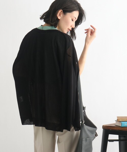 SHOO・LA・RUE(シューラルー)の「◆【接触冷感】シアートッパーカーディガン(カーディガン/ボレロ・レディース・ホワイト系/ブラック/ピンク系/ブルー/ライトグレー/グリーン・00)」の16枚目の写真