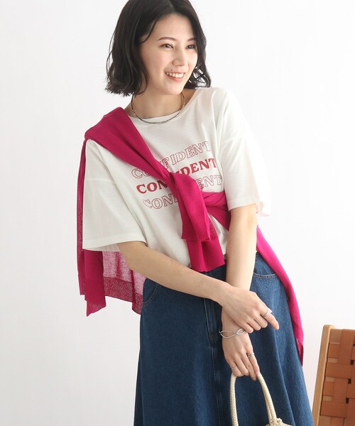 SHOO・LA・RUE(シューラルー)の「◆【接触冷感】シアートッパーカーディガン(カーディガン/ボレロ・レディース・ホワイト系/ブラック/ピンク系/ブルー/ライトグレー/グリーン・00)」の21枚目の写真