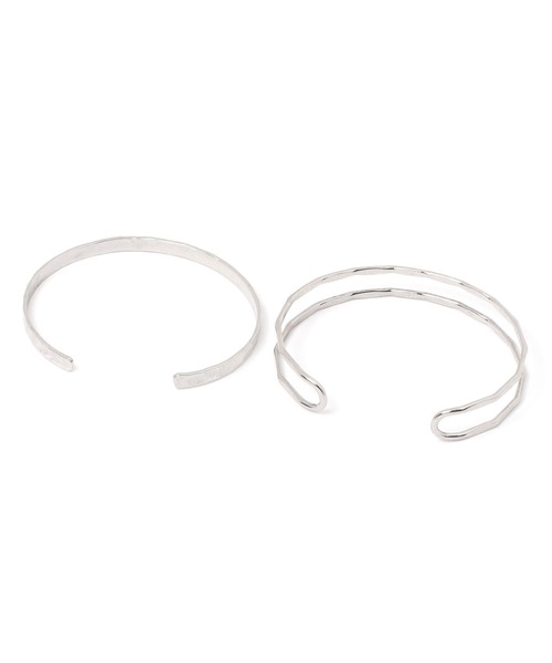 LEPSIM（レプシィム）の「2ピースメタルセットバングル　298423（バングル/リストバンド・レディース・シルバー/ゴールド/シルバー×ゴールド・ONE SIZE）」の7枚目の写真