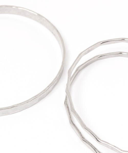 LEPSIM（レプシィム）の「2ピースメタルセットバングル　298423（バングル/リストバンド・レディース・シルバー/ゴールド/シルバー×ゴールド・ONE SIZE）」の8枚目の写真