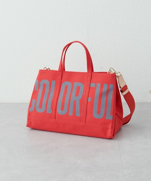 russet（ラシット）の「《SHOPPER》メッセージキャンバストートバッグM（CE-270）（トートバッグ・レディース・ブラック/グレー/レッド/カーキ/ブルー/グリーン/アイボリー/オリーブ/マスタード/グレー系その他2/グレー系その他3/イエロー系その他・FREE）」の12枚目の写真