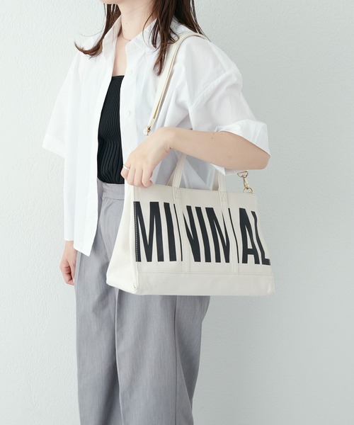 russet（ラシット）の「《SHOPPER》メッセージキャンバストートバッグM（CE-270）（トートバッグ・レディース・ブラック/グレー/レッド/カーキ/ブルー/グリーン/アイボリー/オリーブ/マスタード/グレー系その他2/グレー系その他3/イエロー系その他・FREE）」の18枚目の写真