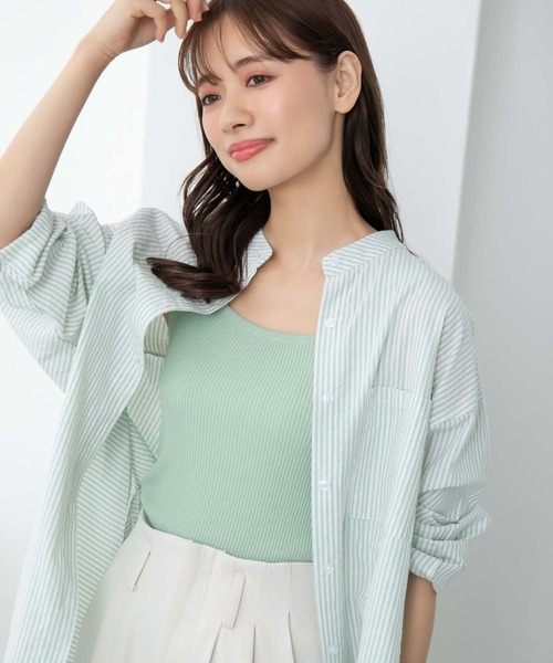 fifth(フィフス)の「スクエアリブタンクトップ(タンクトップ・レディース・ホワイト/ブラック/ピンク/イエロー/ミント・M)」の20枚目の写真