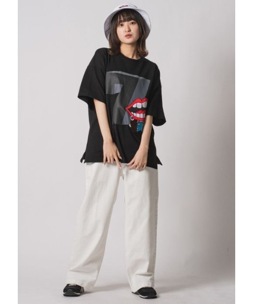 RE730(アールイーセブンサーティー)の「RE730 かわいいなみおくんが座っている半袖ビッグシルエットTシャツ(Tシャツ/カットソー・メンズ・ブラック/オフホワイト・MEDIUM/LARGE/X-LARGE)」の7枚目の写真