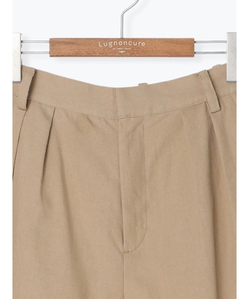 Lugnoncure（ルノンキュール）の「麻調バミューダパンツ（その他パンツ・レディース・オフホワイト/ベージュ/ブラック・ﾌﾘ-）」の5枚目の写真