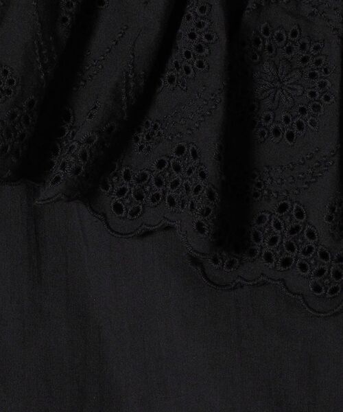 SHIPS(シップス)の「〈手洗い可能〉オリジナルレース刺繍フリルブラウス◆(シャツ/ブラウス・レディース・ブラック/オフホワイト・ONE SIZE)」の10枚目の写真
