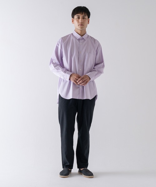 プリーツプリーズ　ラベンダー長袖シャツブラウス PLEATS PLEASE ISSEY MIYAKE（シャツ/ブラウス(長袖/七分)）のフリマ