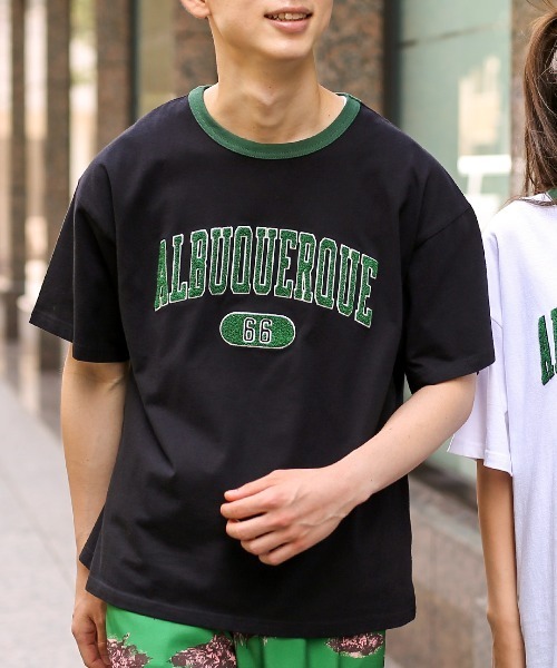 チチカカ（チチカカ）の「【ユニセックス】 アルバカーキ カレッジTシャツ【WEB限定】（Tシャツ/カットソー・メンズ・ブラック/ホワイト/グリーン・FREE）」の7枚目の写真