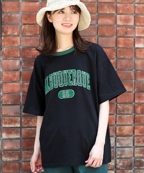 チチカカ（チチカカ）の「【ユニセックス】 アルバカーキ カレッジTシャツ【WEB限定】（Tシャツ/カットソー・メンズ・ブラック/ホワイト/グリーン・FREE）」の17枚目の写真