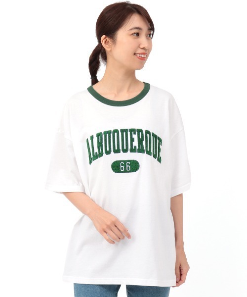 チチカカ（チチカカ）の「【ユニセックス】 アルバカーキ カレッジTシャツ【WEB限定】（Tシャツ/カットソー・メンズ・ブラック/ホワイト/グリーン・FREE）」の18枚目の写真