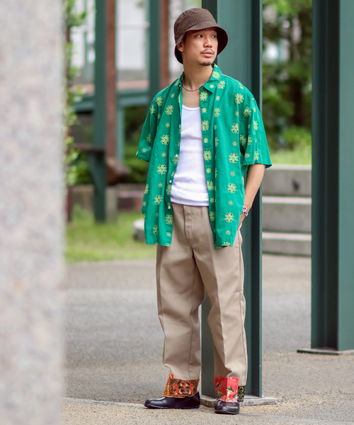 JOINT WORKS（ジョイントワークス）の「カットワークエンブロイダリーシャツ2（シャツ/ブラウス・メンズ・グリーン/ブルー系その他・MEDIUM/LARGE）」の9枚目の写真