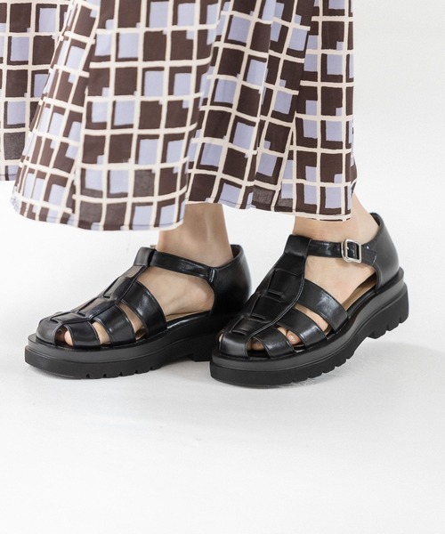 LEPSIM（レプシィム）の「アツゾコグルカサンダル　295884（サンダル・レディース・カーキブラウン/アイボリー/ブラック・MEDIUM/LARGE）」の10枚目の写真