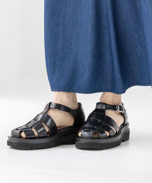 LEPSIM（レプシィム）の「アツゾコグルカサンダル　295884（サンダル・レディース・カーキブラウン/アイボリー/ブラック・MEDIUM/LARGE）」の13枚目の写真