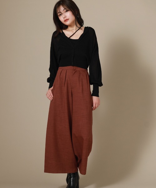 Cheek(チーク)の「シアーカーディガン(カーディガン/ボレロ・レディース・ブラック/ベージュ/サックスブルー・MEDIUM)」の14枚目の写真