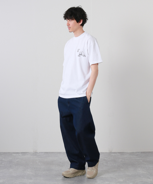 JOURNAL STANDARD(ジャーナルスタンダード)の「TEKUN WAS HERE MOTTE Tシャツ(Tシャツ/カットソー・メンズ・ホワイト・MEDIUM/LARGE/X-LARGE)」の6枚目の写真