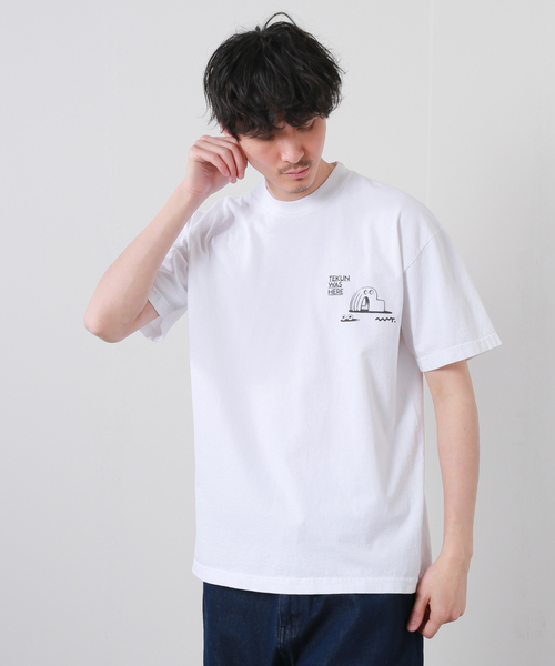 JOURNAL STANDARD(ジャーナルスタンダード)の「TEKUN WAS HERE MOTTE Tシャツ(Tシャツ/カットソー・メンズ・ホワイト・MEDIUM/LARGE/X-LARGE)」の14枚目の写真