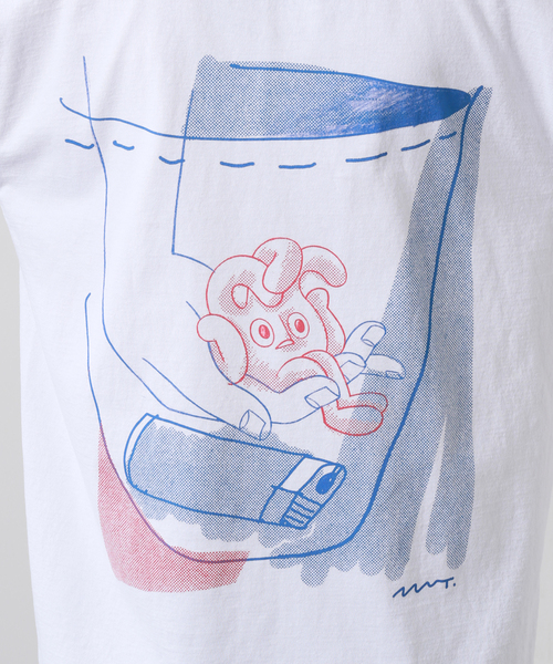 JOURNAL STANDARD(ジャーナルスタンダード)の「TEKUN WAS HERE MOTTE Tシャツ(Tシャツ/カットソー・メンズ・ホワイト・MEDIUM/LARGE/X-LARGE)」の11枚目の写真