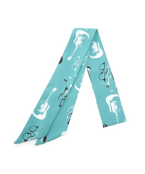 tk.TAKEO KIKUCHI(ティーケータケオキクチ)の「◆KAWASAKI TAKAYA × tk.TAKEO KIKUCHI コラボ総柄スカーフタイ(ユニセックスアイテム)(バンダナ/スカーフ・メンズ・ブラック系3/グレー系3/ライトグリーン系・00)」の20枚目の写真