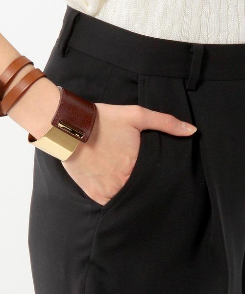 UNITED ARROWS（ユナイテッドアローズ）の「◇UAB P/CU ワイド パンツ ◆（その他パンツ・レディース・ブラック/ベージュ・36/40/38）」の9枚目の写真