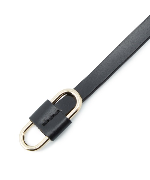 VIS（ビス）の「10mmレザーピンレスベルト（ベルト・レディース・ブラック/キナリ/ブラウン系その他2・FREE）」の8枚目の写真