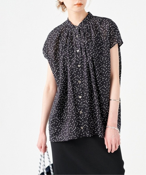 JOURNAL STANDARD（ジャーナルスタンダード）の「《追加4》80ローンタックシャツ（シャツ/ブラウス・レディース・ブラック/ブラック系その他/ブラウン/ブルー系その他・FREE）」の2枚目の写真