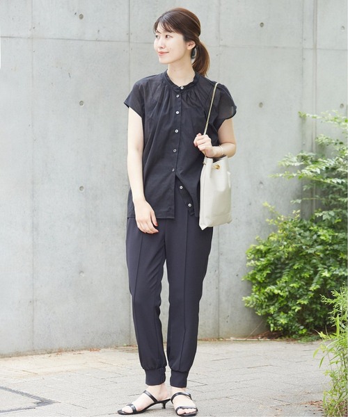 JOURNAL STANDARD（ジャーナルスタンダード）の「《追加4》80ローンタックシャツ（シャツ/ブラウス・レディース・ブラック/ブラック系その他/ブラウン/ブルー系その他・FREE）」の15枚目の写真