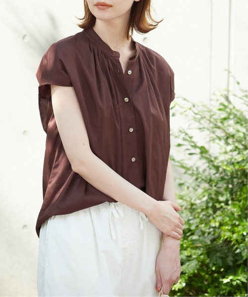 JOURNAL STANDARD（ジャーナルスタンダード）の「《追加4》80ローンタックシャツ（シャツ/ブラウス・レディース・ブラック/ブラック系その他/ブラウン/ブルー系その他・FREE）」の21枚目の写真