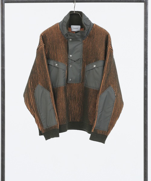 イロコイ（Iroquois）/TUCK BORDER COMBI KNIT iroquois tuck border combi knit