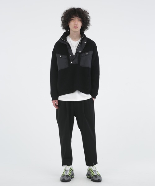 Iroquois（イロコイ）の「IROQUOIS イロコイ / TUCK BORDER COMBI KNIT