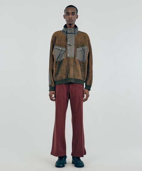 Iroquois（イロコイ）の「IROQUOIS イロコイ / TUCK BORDER COMBI KNIT