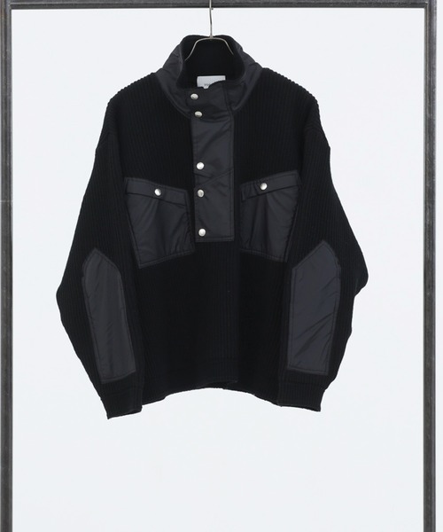Iroquois（イロコイ）の「IROQUOIS イロコイ / TUCK BORDER COMBI KNIT