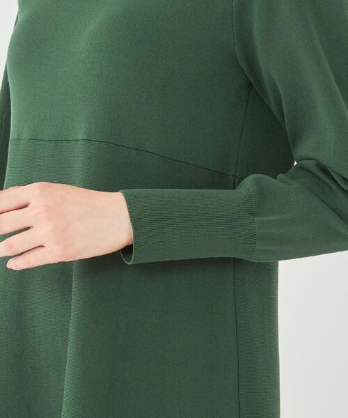 美品 グリーンレベルリラクシング ワンピース フレア サイズ36 green label relaxing（グリーンレーベルリラクシング）の「W
