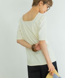 URBAN RESEARCH | 天竺スクエアネック5分袖Tシャツ(Tシャツ/カットソー)