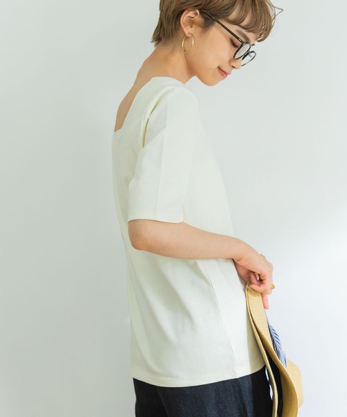 URBAN RESEARCH（アーバンリサーチ）の「天竺スクエアネック5分
