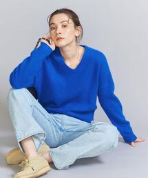 BEAUTY&YOUTH UNITED ARROWS | ヘアリーVネックニットプルオーバー(ニット/セーター)
